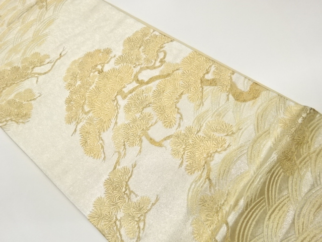 JAPANESE FUKURO OBI / WOVEN PINE